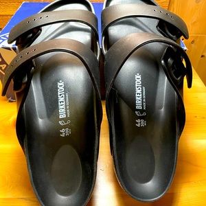 Birkenstock Arizona Black EVA Sandles Mens size 13 US 46 EUR New with Box